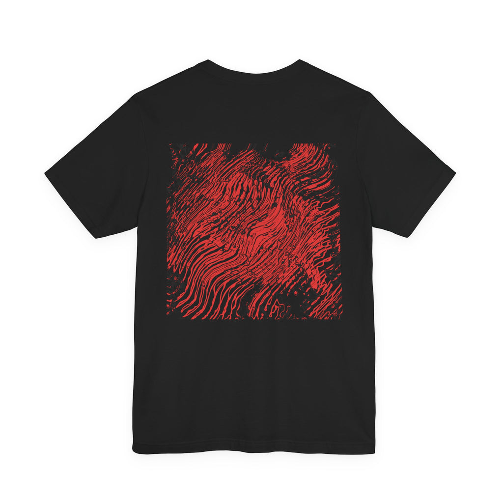 Red Rip Wave T-Shirt (back)