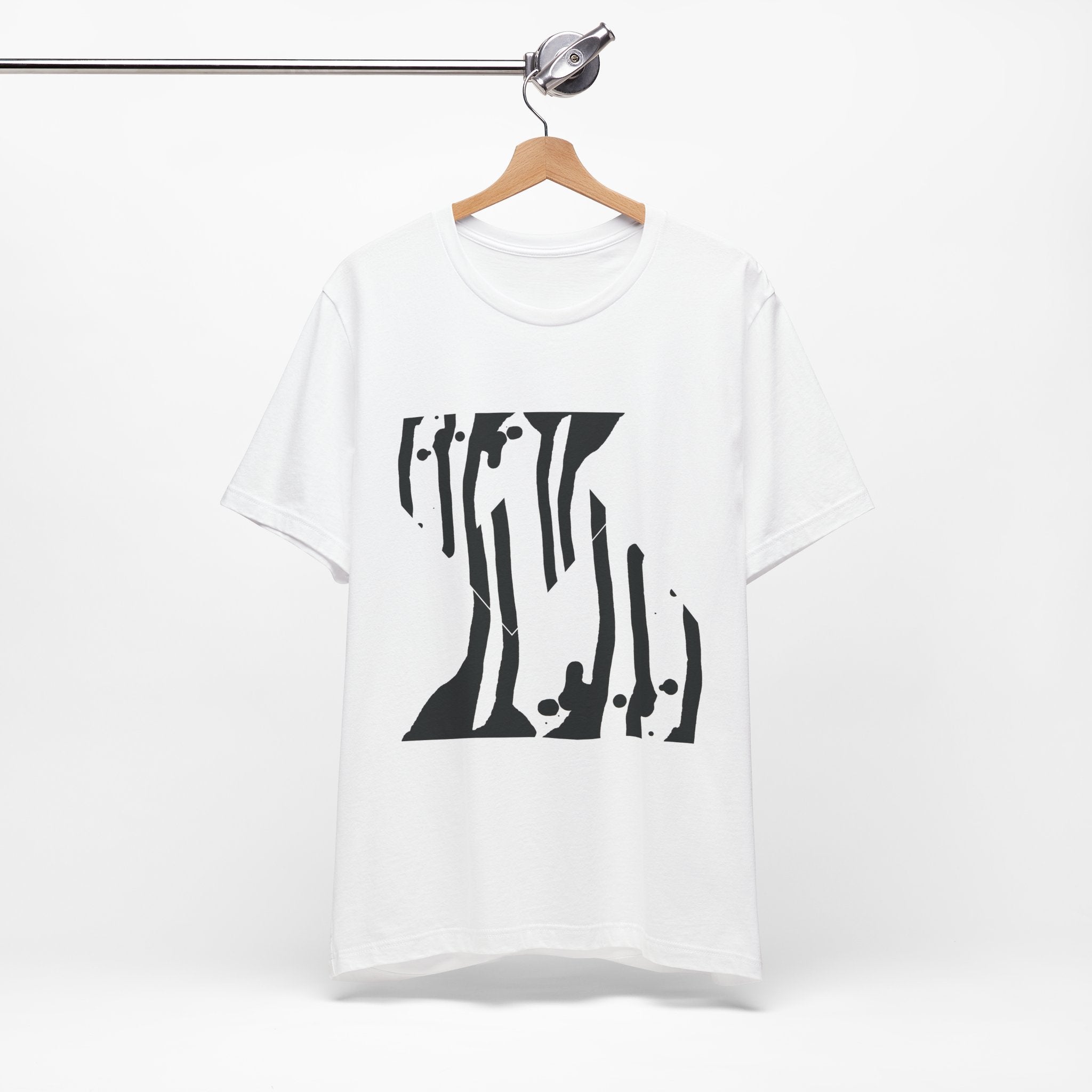 Ink Drip — Black & White Abstract 'Drip' Graphic Tee