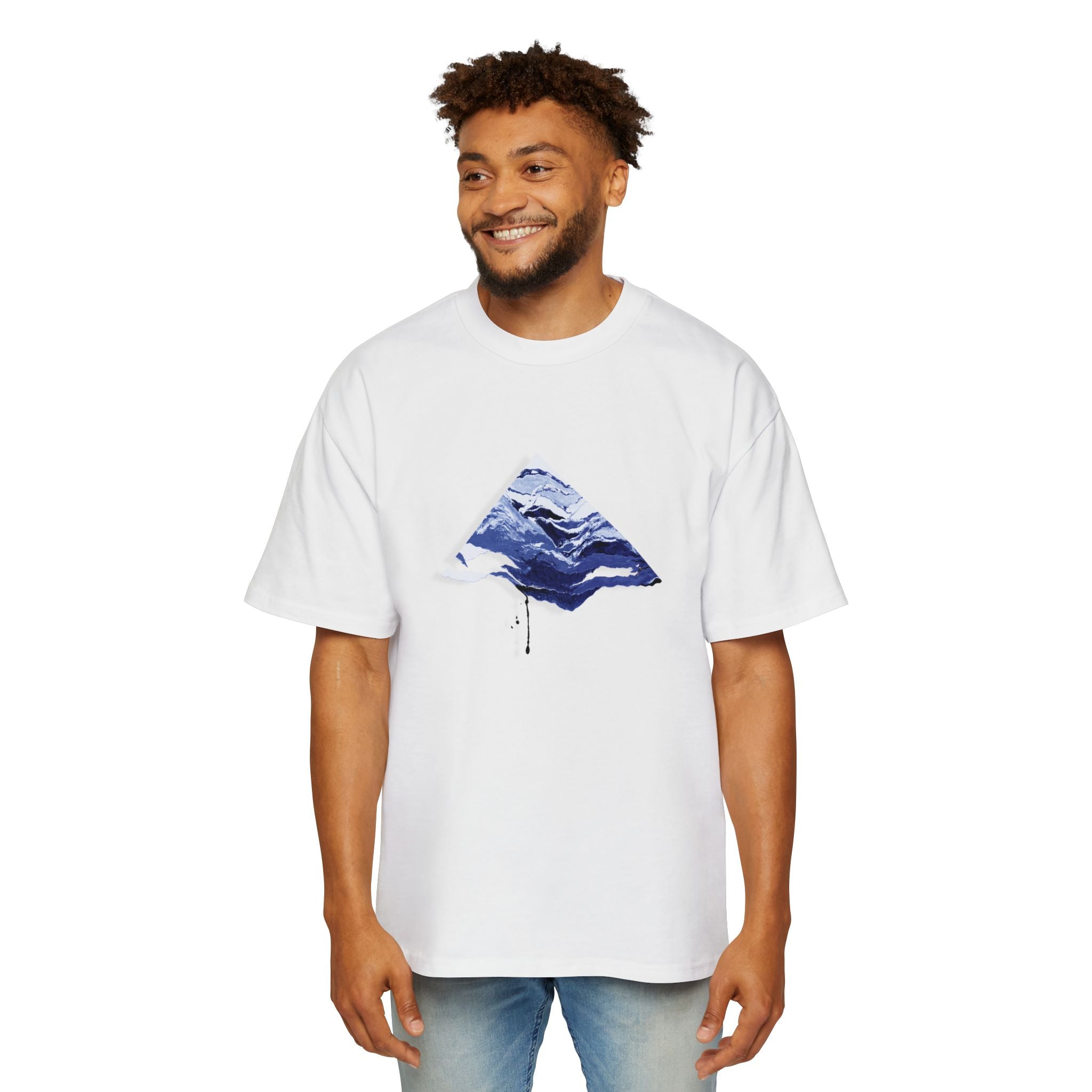 Mountain Landscape Diamond Drip Unisex T-Shirt