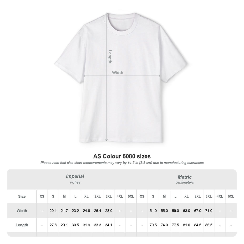 Sailing Illusion Abstract | Unisex Oversized Tee
