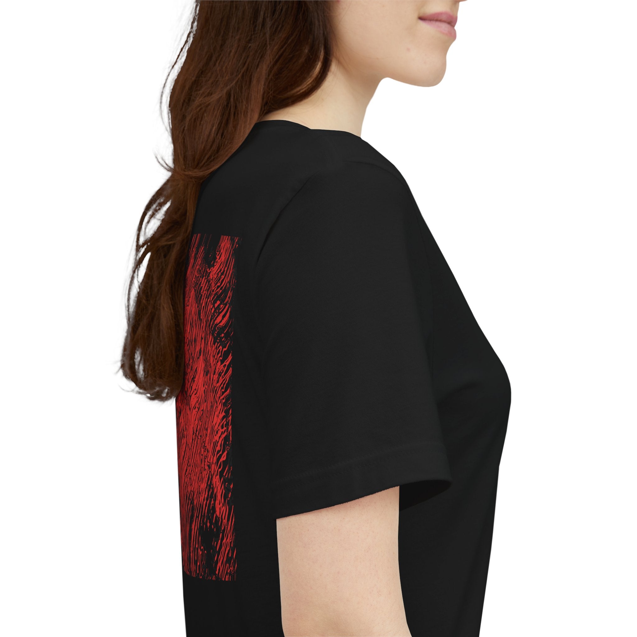 Red Rip Wave T-Shirt (back)