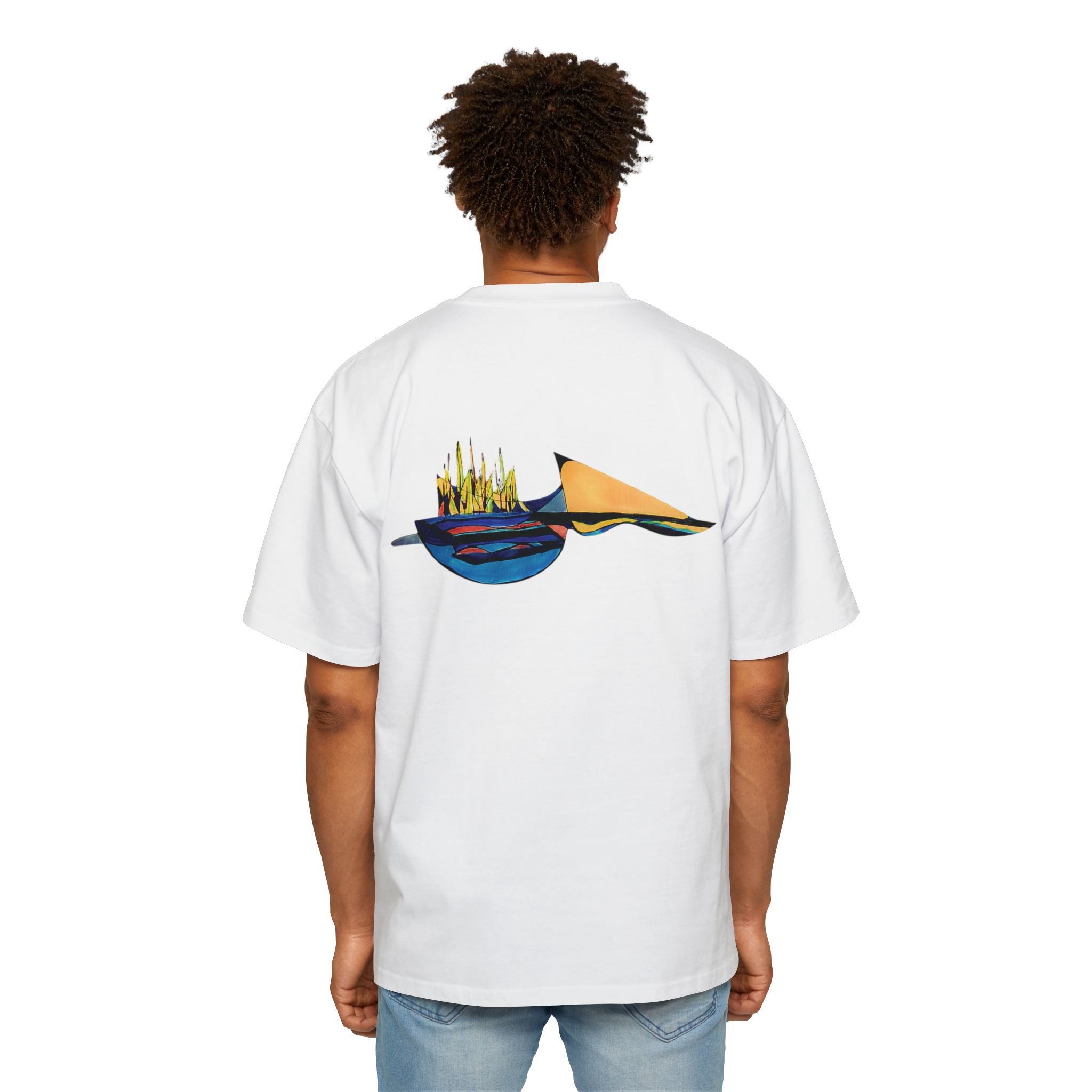 Sailing Illusion (back)┃ Unisex T-Shirt