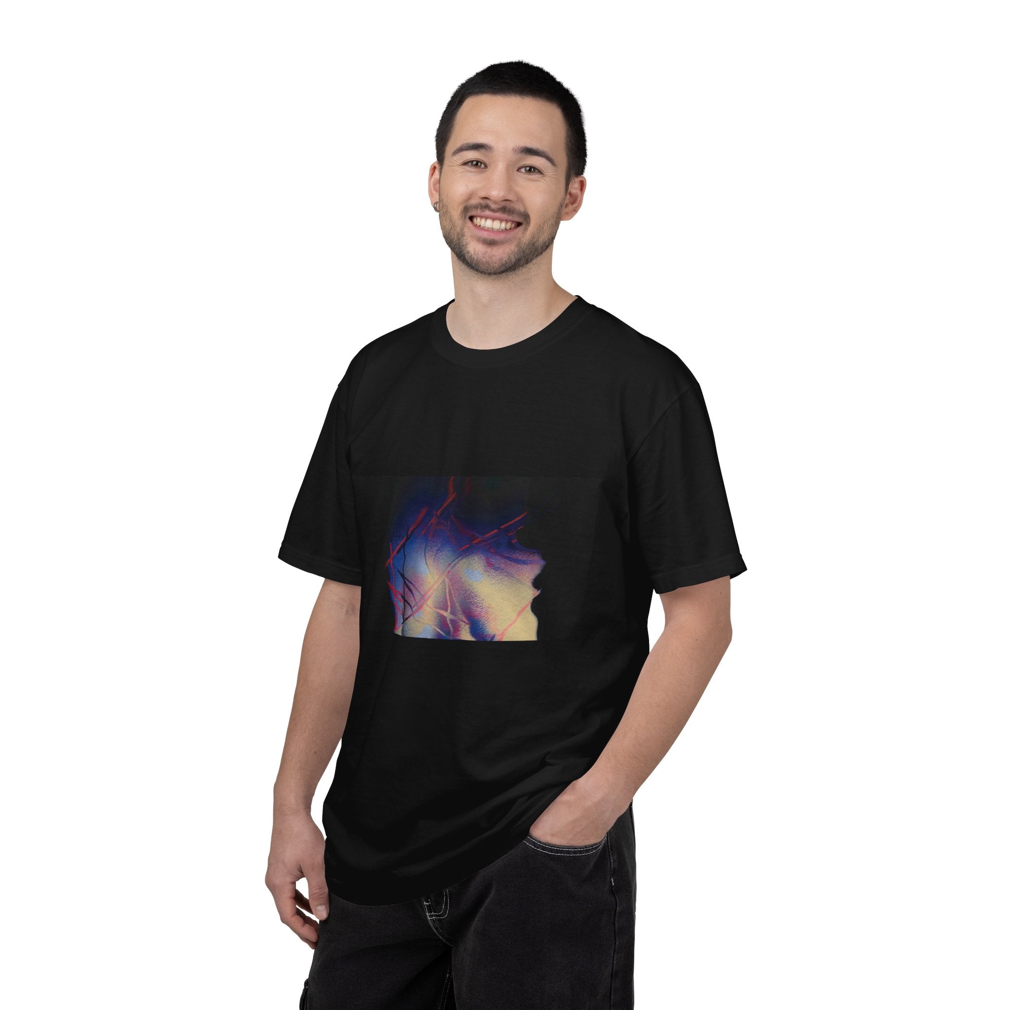 The Overwhelm T‑Shirt — Triptych Vaporwave Graphic Tee