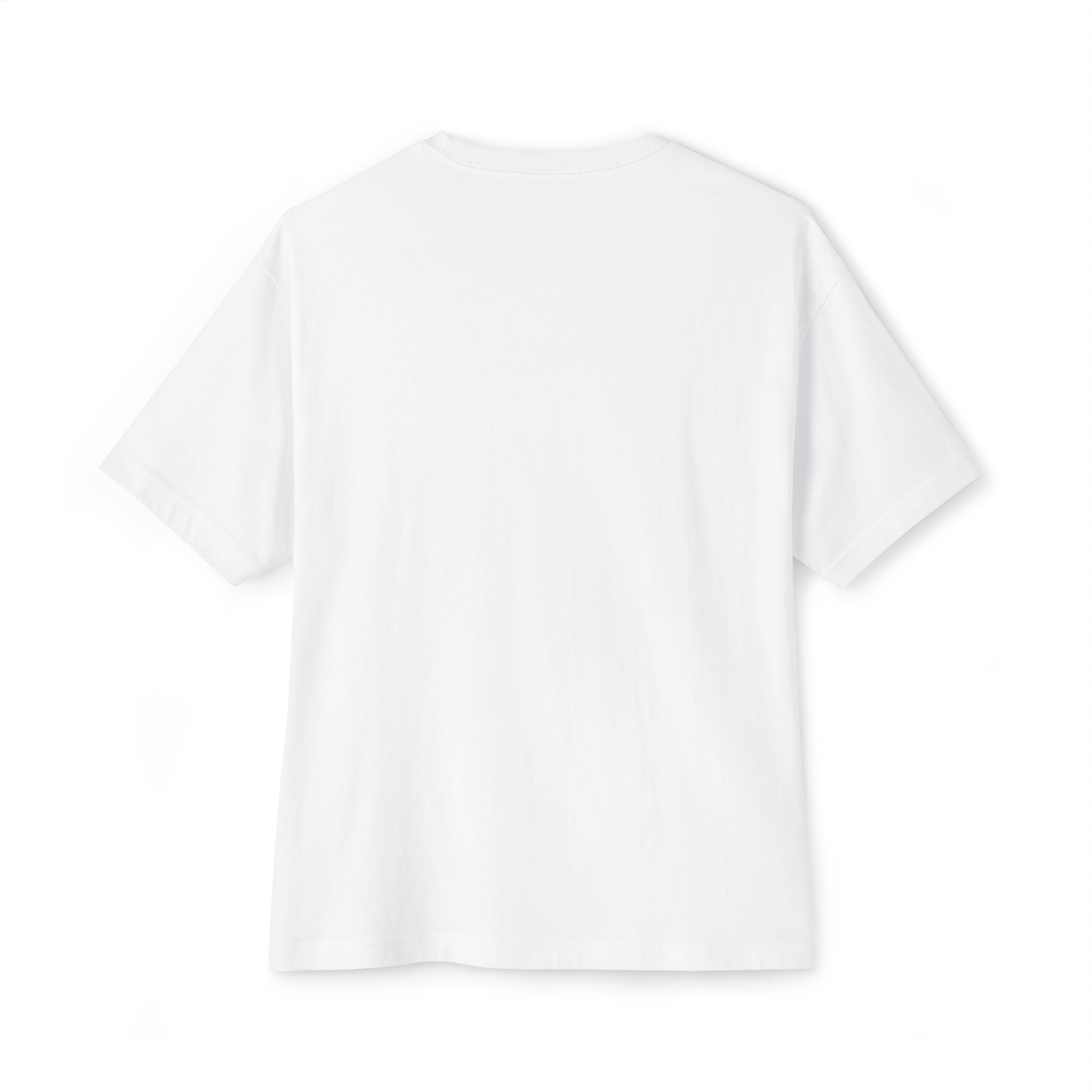 Abstract Red Wave Tee — Oversized Boxy T-Shirt